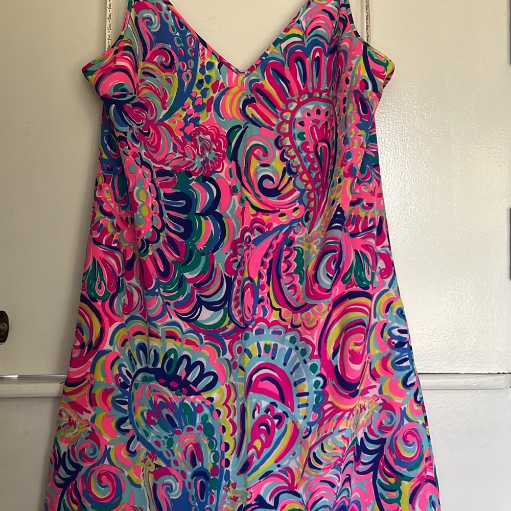 Psychadelic Sunshine Lilly Pulitzer Slip Dress